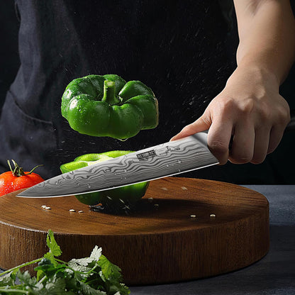 HOSHANHO Fillet Knife 7 Inch, Razor Sharp Boning Knife for Meat Poultry Chicken Cutting, Japanese High Carbon Powder Steel Fish Knife with Flexible Blade and Pakkawood Handle