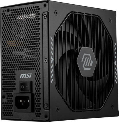 MSI MAG A750GL PCIE 5 Gaming Power Supply - Full Modular - 80 Plus Gold Certified 750W - Compact Size - ATX PSU - PuriLite