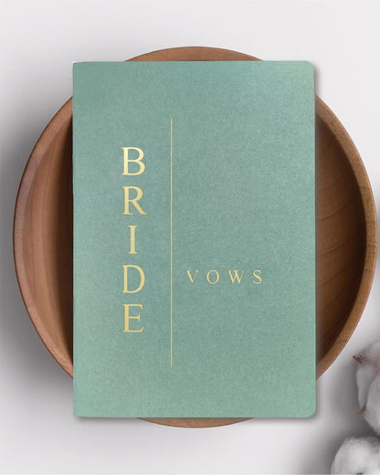 GroomBrideGifts Wedding Vow Book for His and Hers, Soft Touch, Perfectly Sized Bride and Groom Vow Books, Wedding Essentials, Wedding Registry Ideas, His and Hers Gifts