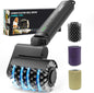Leebein Electric Grill Brush for Outdoor, 2026 New BBQ Grill Cleaner with 3 Heads, 3-Speed & Angle Adjust Cordless Rotary Grill Brush, 150 Mins Runtime Grill Cleaning Brush for Barbecue Grates