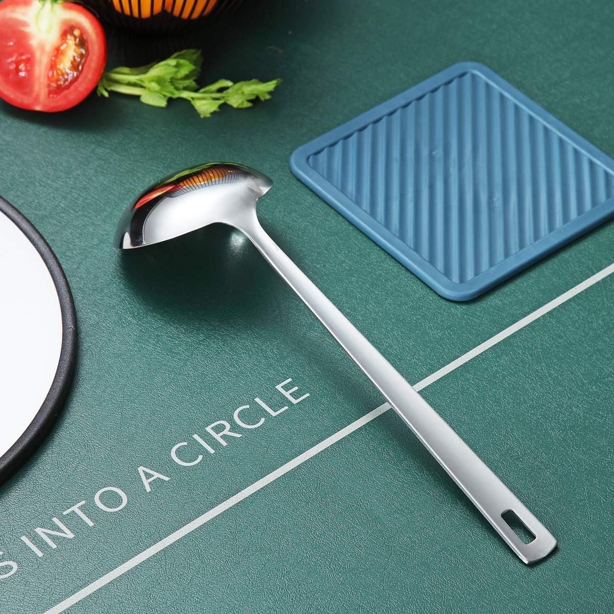 Stainless Steel Cooking Utensils Set, Berglander 13 Pieces Kitchen Utenisls Set, Kitchen Tools Set with Utensil Holder Non-Stick and Heat Resistant,Dishwasher Safe, Easy to Clean (13 Packs)