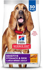 Hill's Science Diet Adult Sensitive Stomach & Skin Large Breed Dry Dog Food, Chicken Recipe, 30 lb Bag