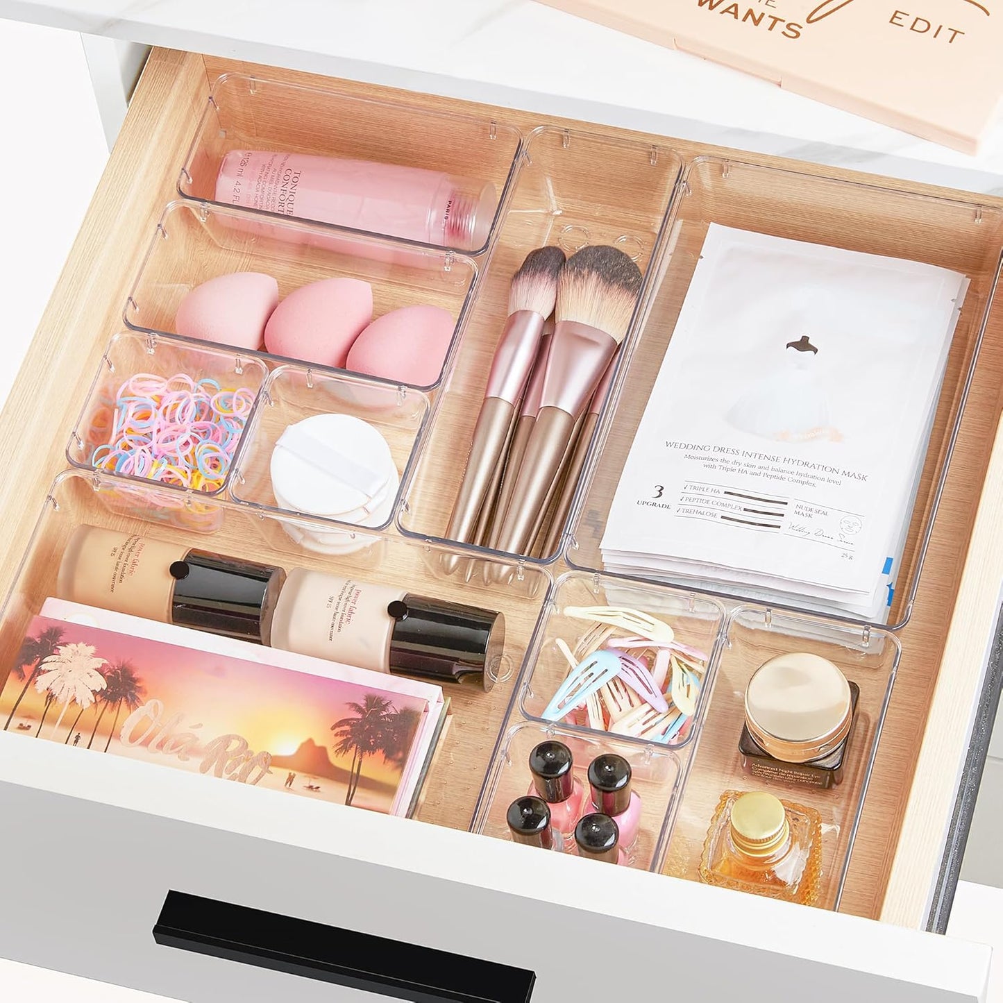 Purilite Select Clear Drawer Organizer Set