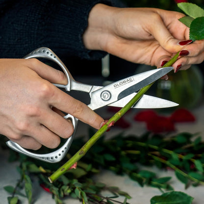 Stainless Steel Kitchen Cutlery Shears | 8-Inch Straight Edge Food Scissors