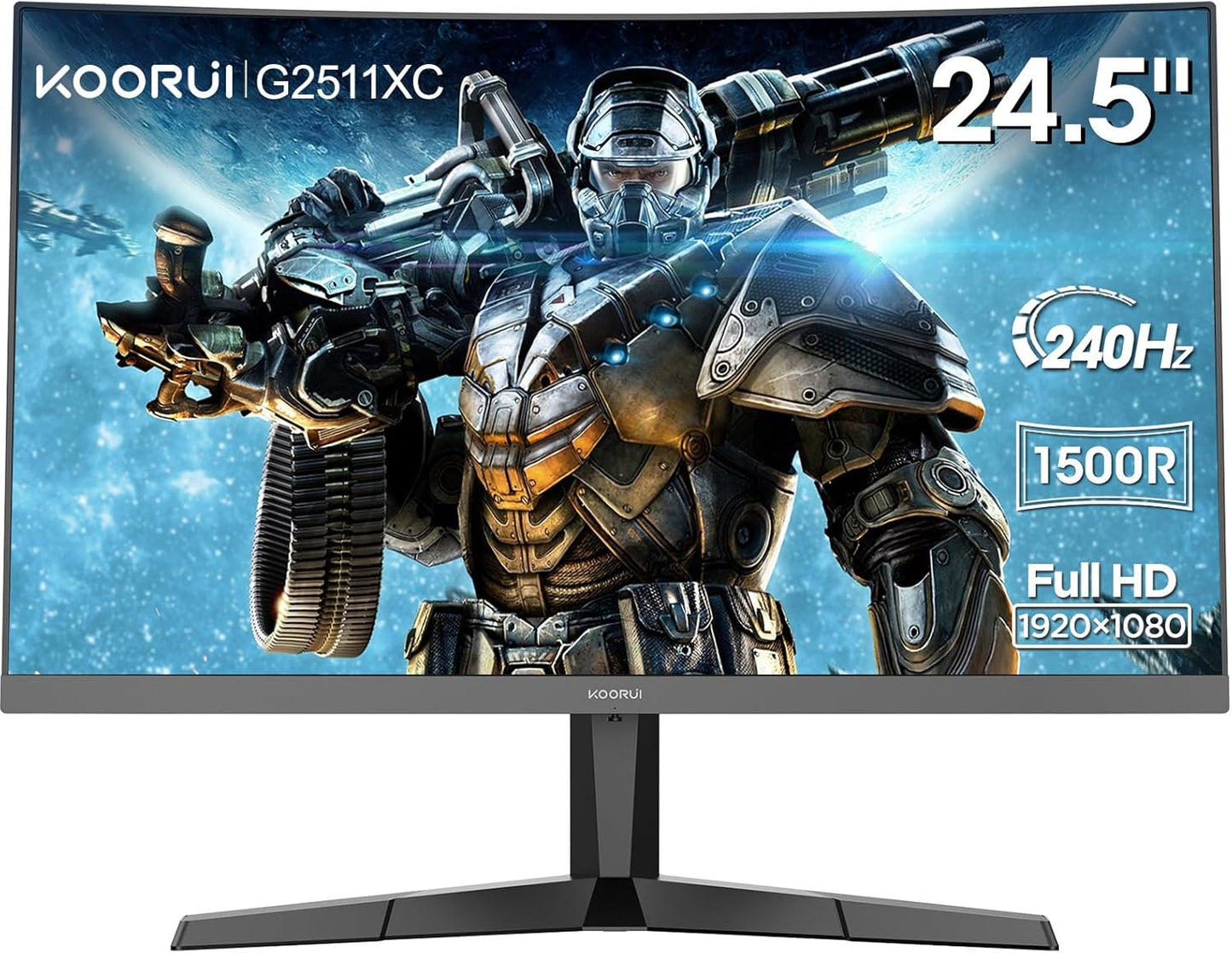 KOORUI 34-inch Ultrawide Curved WQHD 3440×1440 Gaming Monitor, 165Hz 144Hz Curved 1000R- PIP/PBP, 1ms(MPRT) with DisplayHDR 400, DCI-P3 90% Color Gamut, AdaptiveSync, HDMI/DisplayPort, 34E6UC - PuriLite