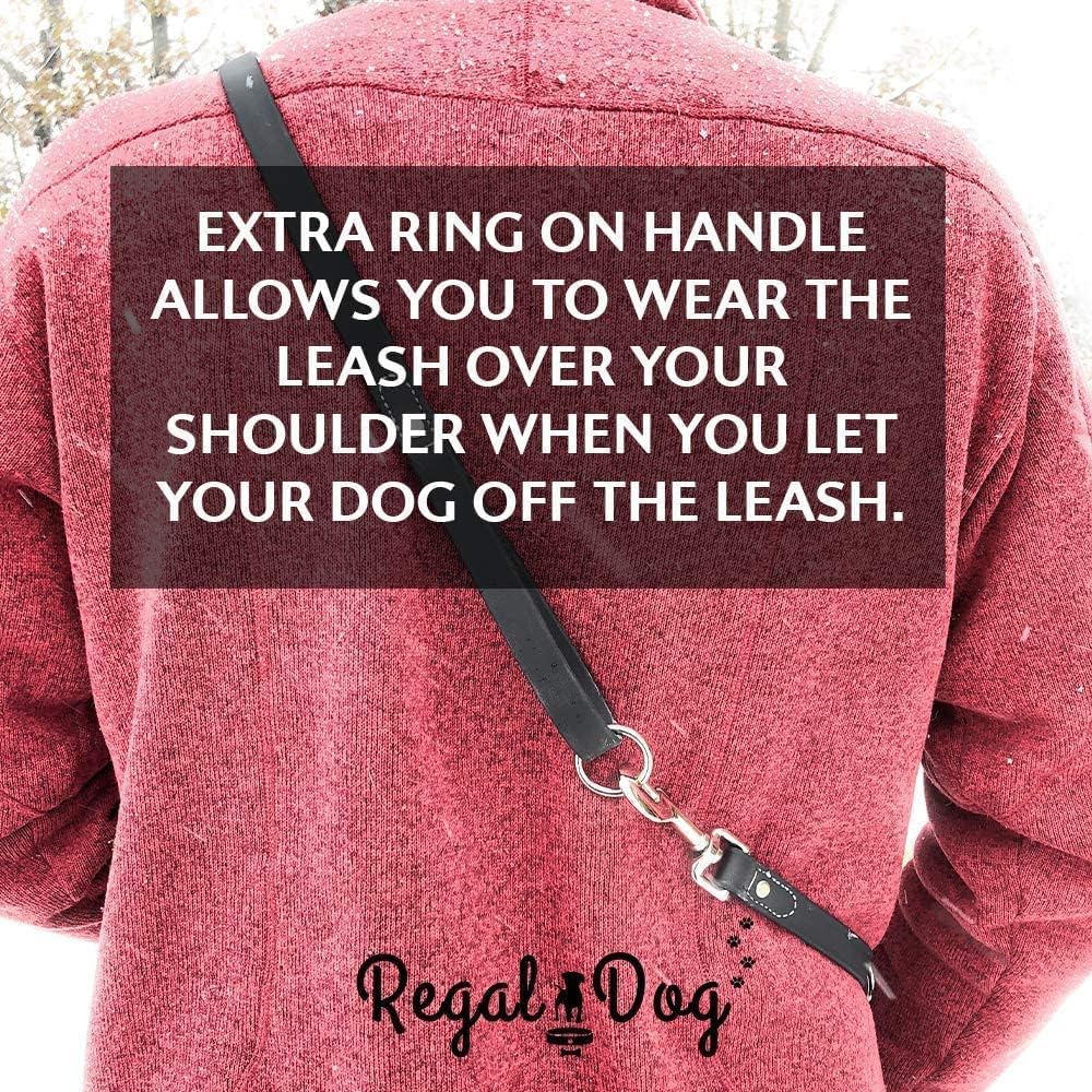 Regal Dog Products Large Pink Waterproof Dog Collar with Heavy Duty Double Buckle & D Ring | Vinyl Coated, Custom Fit, Adjustable Biothane Dog Collar | Chew Resistant Waterproof Collar for Dogs