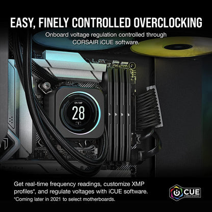 CORSAIR VENGEANCE DDR5 RAM 32GB (2x16GB) 6000MHz CL36 Intel XMP iCUE Compatible Computer Memory - Black (CMK32GX5M2E6000C36)