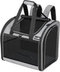 Pecute Cat Backpack, Upgraded Dog Backpack Carrier with Widened Interior Space, Pet Backpack Carrier for Small Dogs and Small to Medium Cats, Pet Travel Carrier with Soft Padded, Reinforced Support