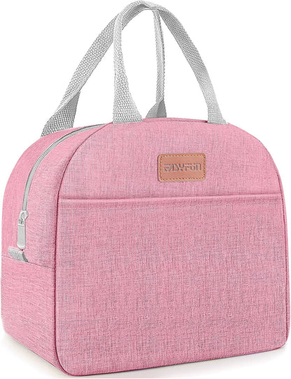 Lunch Bag for Women & Men Adult Insulated Lunch Box, Small Leakproof Cooler Food Lunch Containers Reusable High Capacity Lunch Tote Bags for Work, Travel, Outdoor