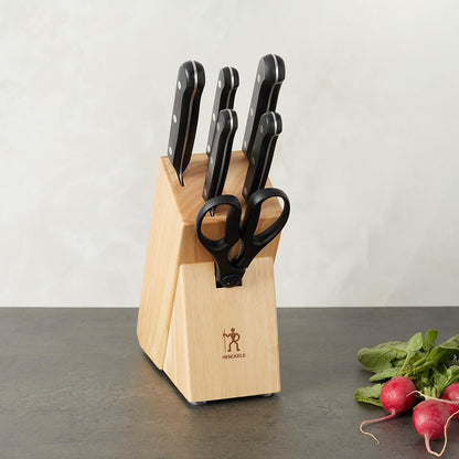 HENCKELS Solution Razor-Sharp 16-pc Self Sharpening Knife Block Set, Chef Knife, Bread Knife, Steak Knife, German Engineered Informed by 100+ Years of Mastery