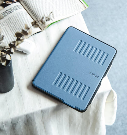 ZUGU iPad Pro 12.9 Case 2022/2021 6th & 5th Generation - Ultra Slim Protective Cover - Wireless Apple Pencil Charging - Convenient 10-Angle Magnetic Stand & Auto Sleep/Wake [ Black ]