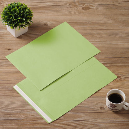 Tanshuqin 9" x 12.75" Self-Seal Catalog Envelopes 32lb Kraft Envelopes for Invitation Cards, Organizing and Storage, Pictures, Photos, Documents (100 PCS)