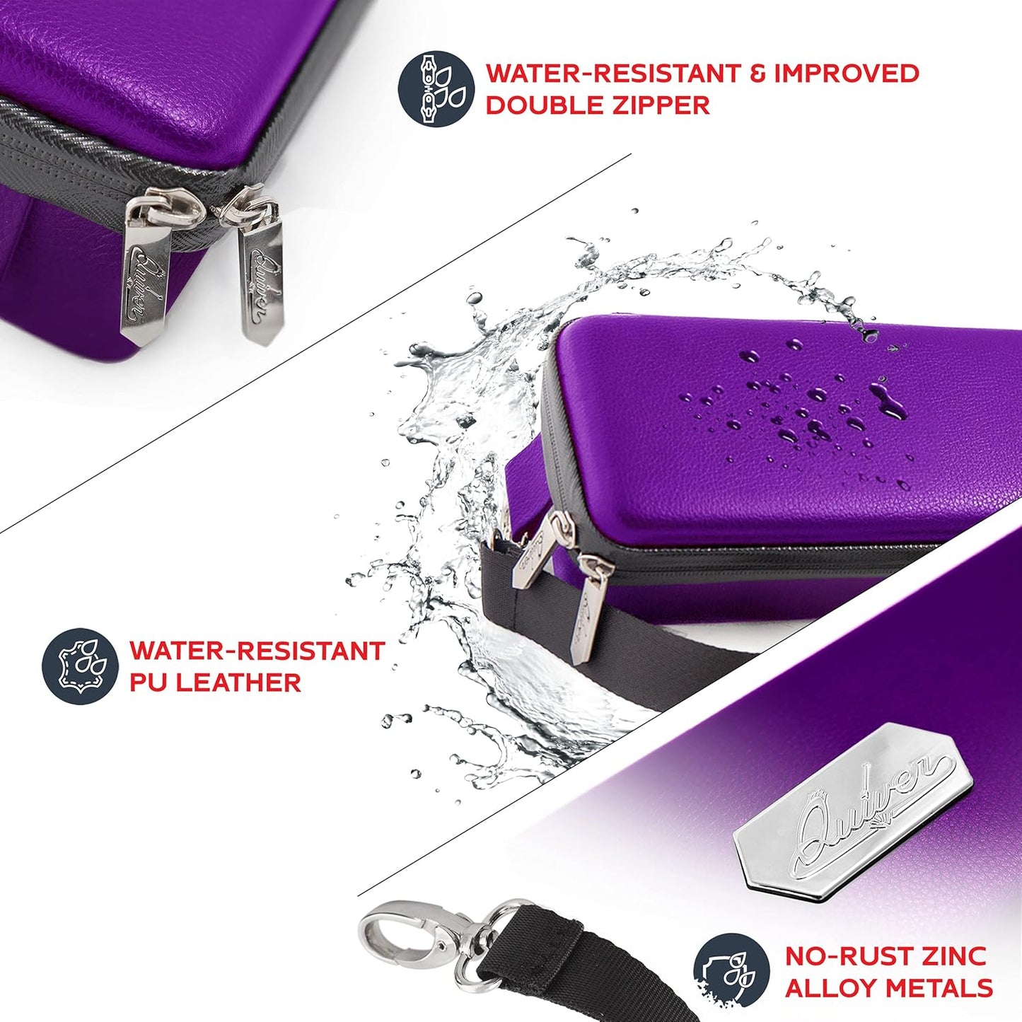 Pink Bolt Card Carrying Case - Playing Card Case Deck Box Storage, Compatible with TCG, Magic: the Gathering Commander MTG, YuGiOh & other Trading Cards (+ 100 Apollo Sleeves)