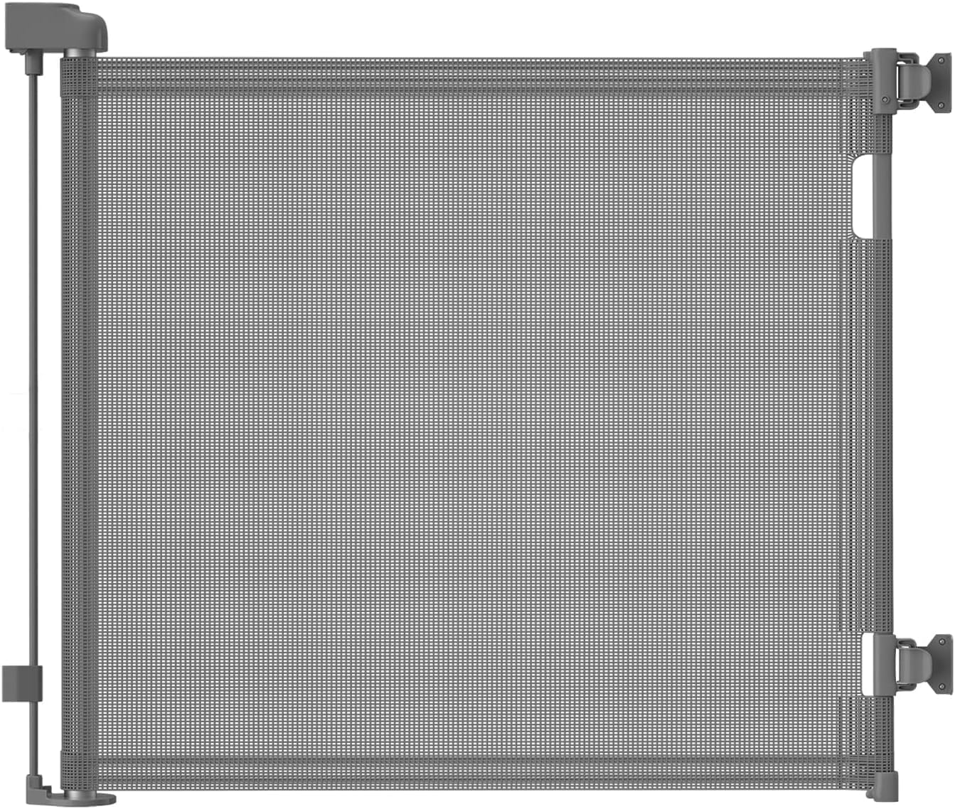 DEAR LOV Retractable Baby Gate, 33" Tall, Extends up to 71" Wide,Safety Mesh Baby Gate or Dog Gate for Doorways,Stairs,Hallways.Extra Wide Gate,Indoor/Outdoor(33"x71",Grey)