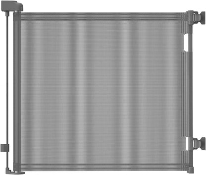 DEAR LOV Retractable Baby Gate, 33" Tall, Extends up to 71" Wide,Safety Mesh Baby Gate or Dog Gate for Doorways,Stairs,Hallways.Extra Wide Gate,Indoor/Outdoor(33"x71",Grey)