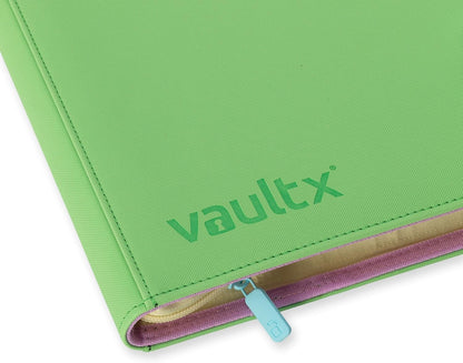 Vault X 12 Pocket Trading Card Zip Binder, 480 Cards, Compatible with Pokemon Scarlet & Violet Set, Exo-Tec Album Material, 20 Side-Loading Pages, Folder for Collectible TCG (SV1)