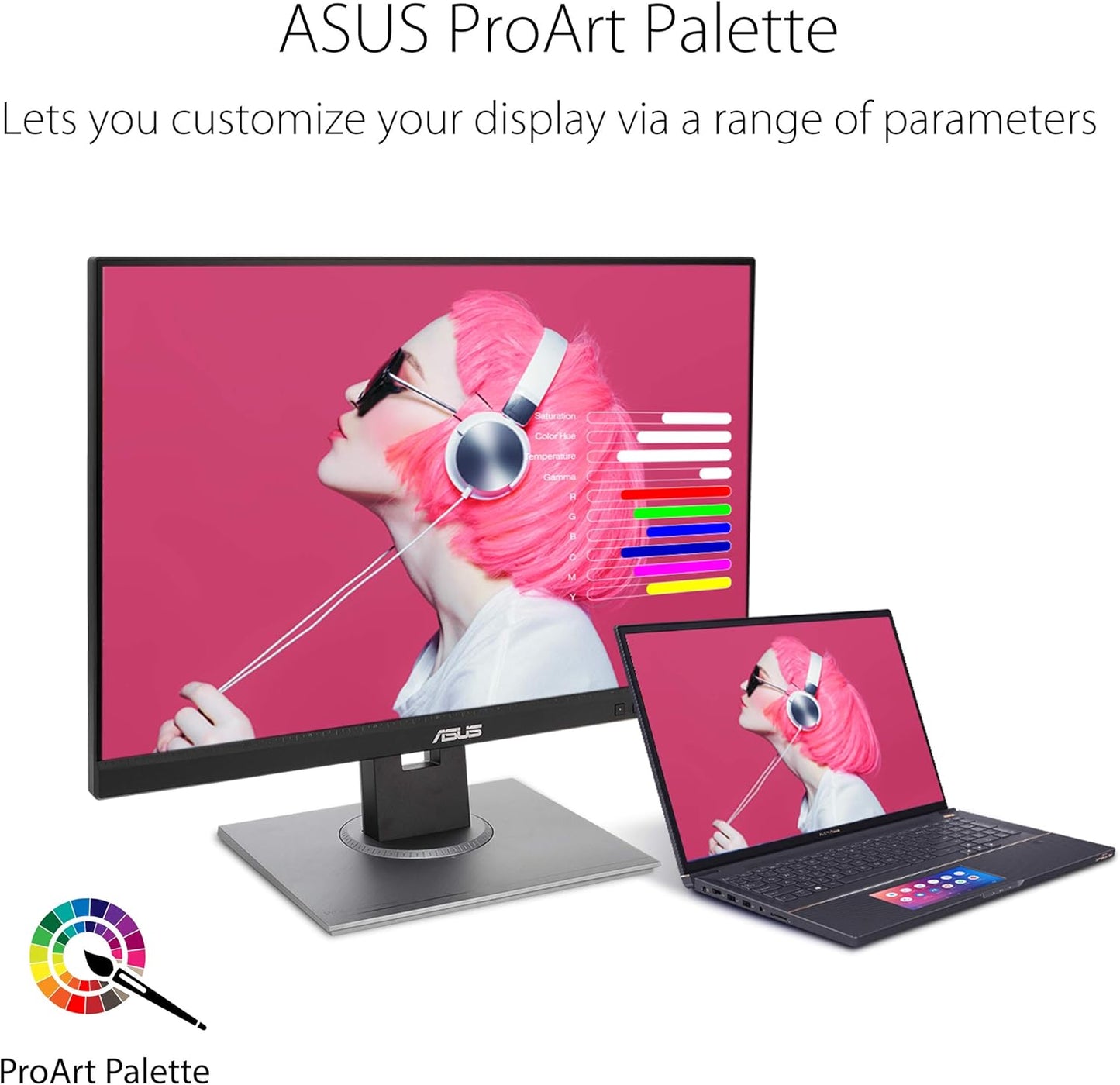 ASUS ProArt Display 27” 1440P Professional Monitor (PA278CGV) - IPS, QHD (2560 x 1440), 144Hz, 95% DCI-P3, ΔE < 2, Calman Verified, USB-C PD 90W, FreeSync Premium, DisplayHDR 400, Height Adjustable