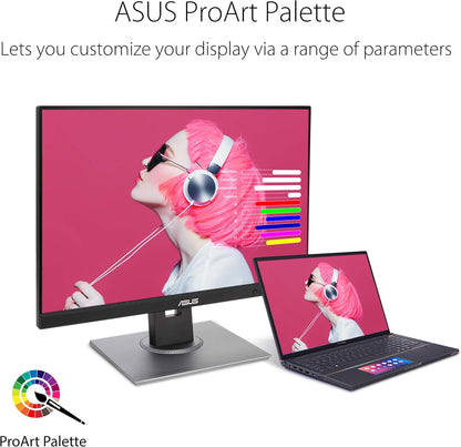 ASUS ProArt Display 27” 1440P Professional Monitor (PA278CGV) - IPS, QHD (2560 x 1440), 144Hz, 95% DCI-P3, ΔE < 2, Calman Verified, USB-C PD 90W, FreeSync Premium, DisplayHDR 400, Height Adjustable