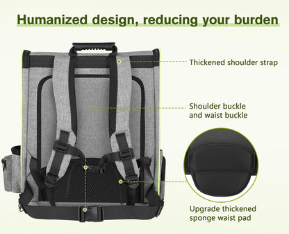 Pecute Pet Carrier Backpack, Dog Carrier Backpack Expandable with Breathable Mesh for Pets ＜6kg, Pet Backpack Carrier for Hiking Travel Camping Outdoor