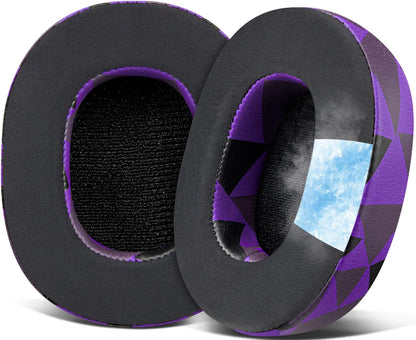 SOULWIT Replacement Earpads for Skullcandy Hesh 3/ANC/Evo & Crusher Wireless/ANC/Evo & Venue ANC Over-Ear Headphones, Ear Pads Cushions with Noise Isolation Foam - Hesh3 PL Black