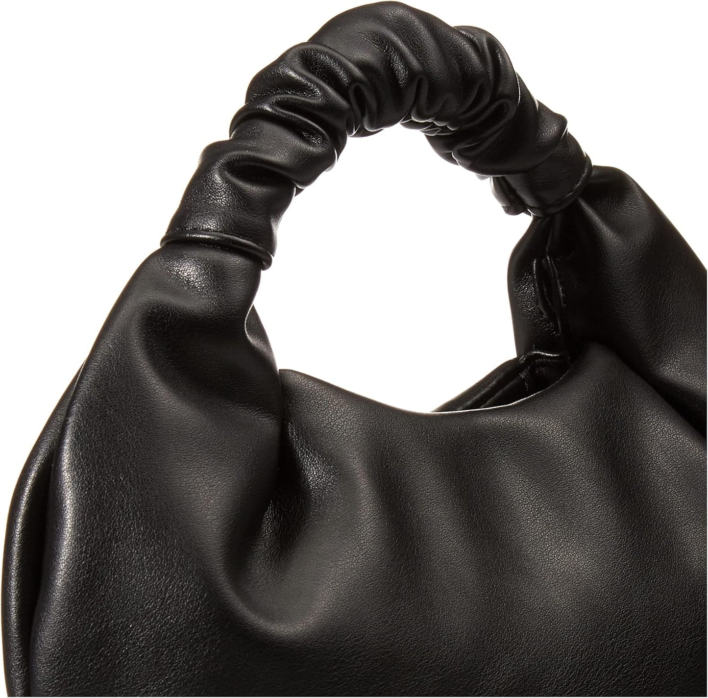 Purilite Select Women’s Faux Leather Ruched Handle Bag