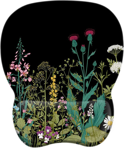 Ergonomic Mouse Pad with Wrist Support | Memory Foam Mousepad for Office and Gaming | Non-Slip Base Computer Mouse Pad | Smooth Tracking Desk Accessory | Comfortable Wrist Rest Mouse Pad - PuriLite