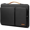 tomtoc 360 Protective Laptop Carrying Case for 16-inch New MacBook Pro M4/M3/M2/M1 Pro/Max 2024-2019, Water-Resistant Laptop Bag Sleeve with Accessory Pocket for The New Razer Blade 15