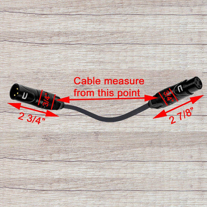 Balanced XLR Cable Male to Female - 6 Feet Pink - Pro 3-Pin Microphone Connector for Powered Speakers, Audio Interface or Mixer for Live Performance & Recording
