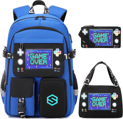 Scothen Cool Luminous School Backpacks for Boys