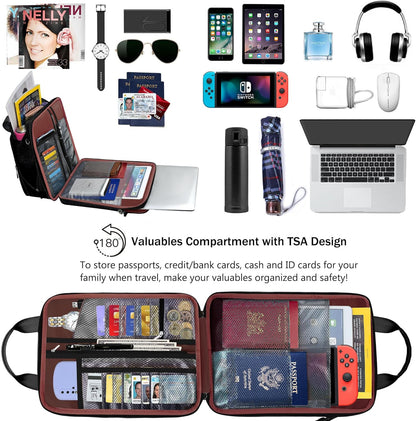 ZINZ Slim & Expandable Case 12.9 13 inch Travel Laptop Shoulder Bag for MacBook Air 13" M3/M2/M1, MacBook Pro 13" M2/M1, iPad Pro 12.9"/13"/11", iPad Air 13",L01G03 - PuriLite