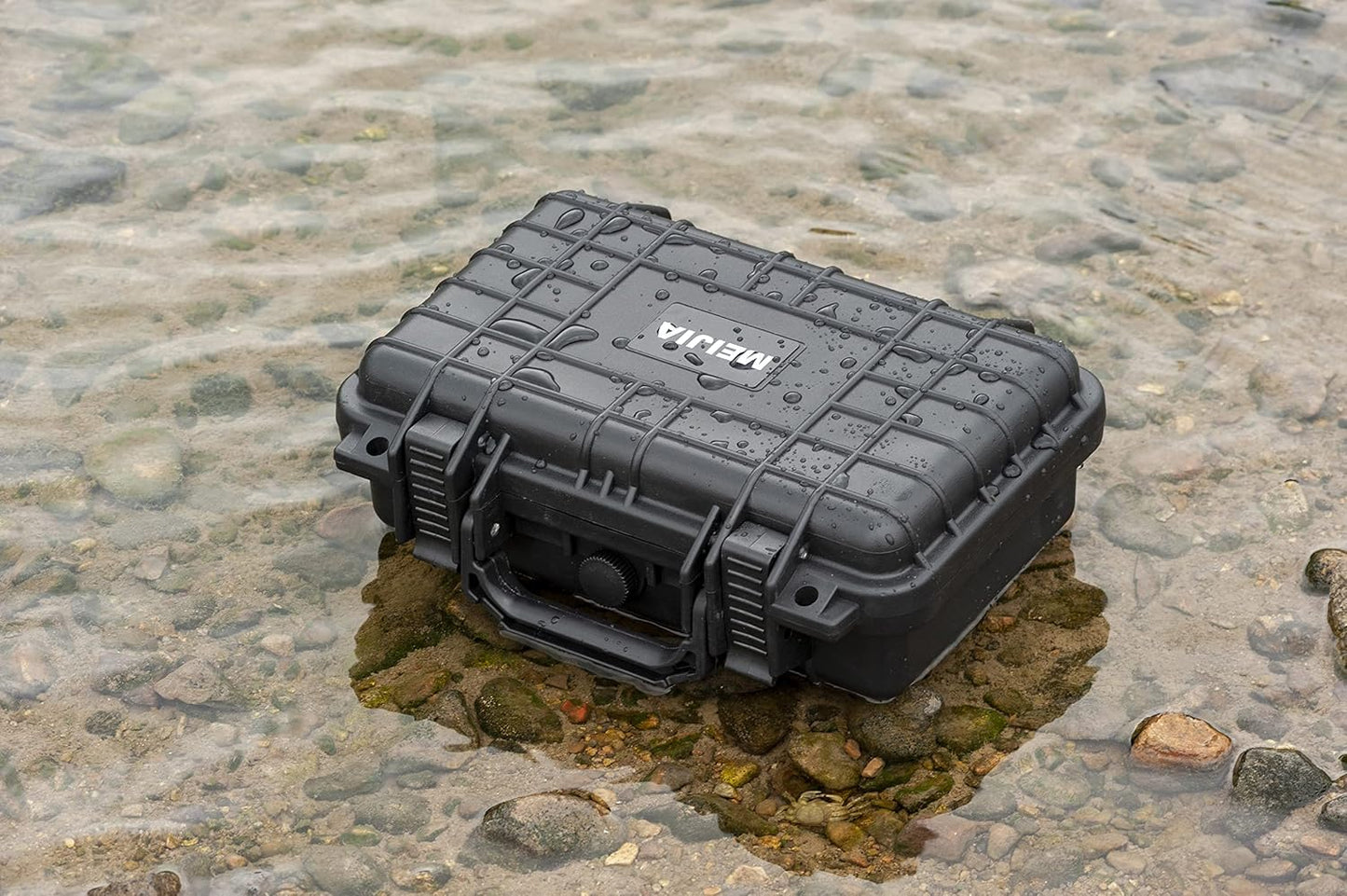 MEIJIA Portable All Weather Waterproof Protective Hard Case,Camera Case with Customizable Fit Foam,Fit use of Drones,Camera, Equipments, 11.65 x8.35x3.78inches