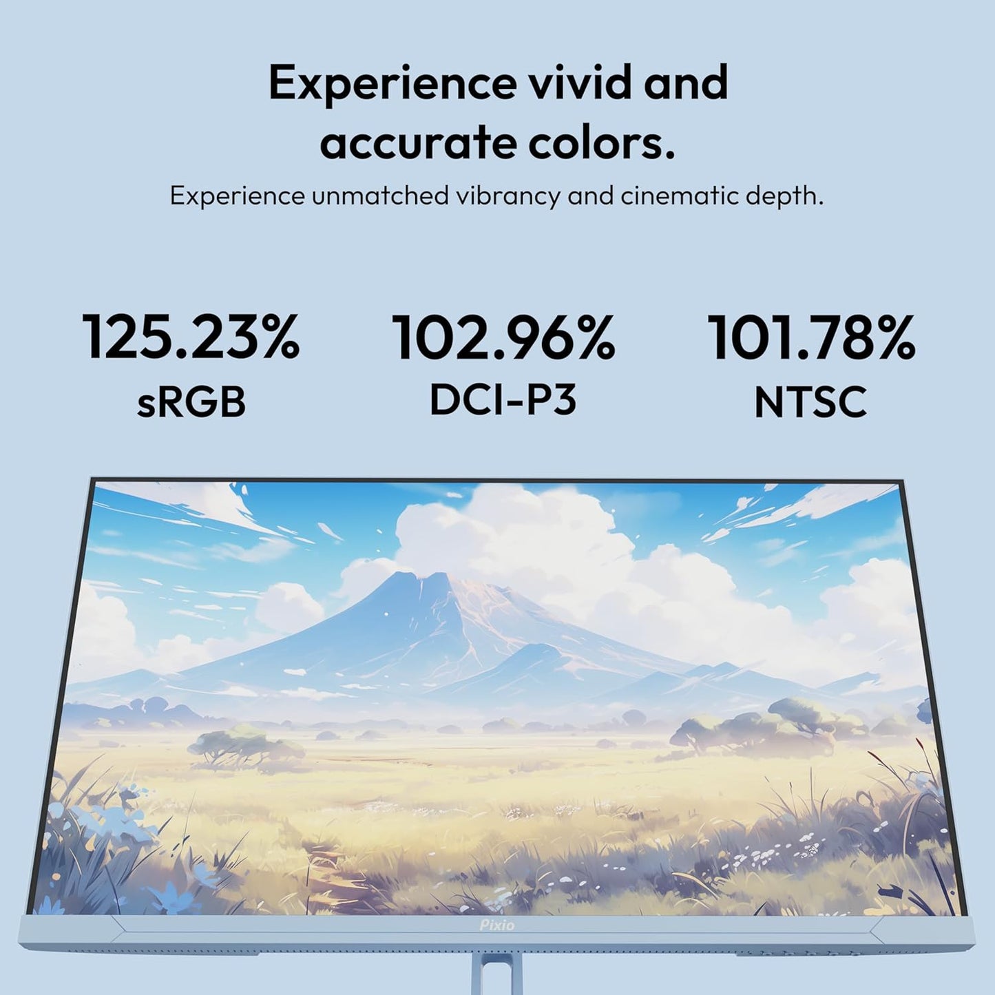 Pixio PX248 Wave 24 inch 200Hz Refresh Rate FHD 1080p Resolution Fast IPS Panel 1ms GTG Response Time Adaptive Sync Gaming Monitor with Adaptive Sync