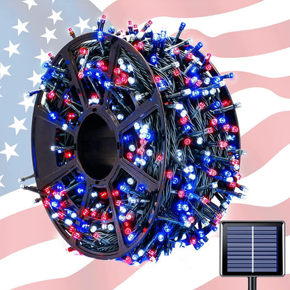 JMEXSUSS 2 Pack 75.5ft Orange Solar Christmas Lights, Total 400 LED Solar String Lights Outdoor Waterproof, 8 Modes Orange Halloween Lights for Tree Patio Garden Thanksgiving Halloween Decorations