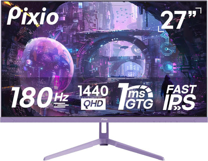 Pixio PX248 Wave 24 inch 200Hz Refresh Rate FHD 1080p Resolution Fast IPS Panel 1ms GTG Response Time Adaptive Sync Gaming Monitor with Adaptive Sync