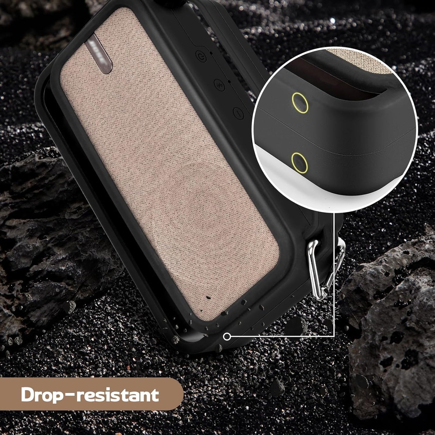 Silicone Case Compatible with Bose SoundLink Home Bluetooth Speaker, Soft Cover Replacement Skin Travel Holder with Shoulder Strap