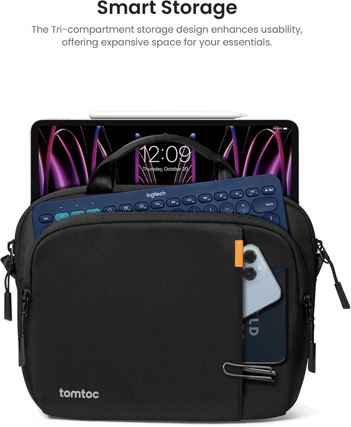 tomtoc 360 Protective Laptop Carrying Case for 16-inch MacBook Pro M4/M3/M2/M1 Pro/Max A3403 A3186 A2991 A2780, Water-resistant Laptop Shoulder Bag fits 15-inch MacBook Air M4 2025, M3/A3114, M2/A2941