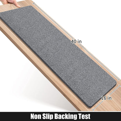 Square Shower Mat, Non Slip Bath Mat, Loofah Shower Stall Mats for Walk-in Shower, 32 x 32 Inches Shower Floor Mat with Drain, Bath Mats for Showers Bathroom, Tub, Seniors