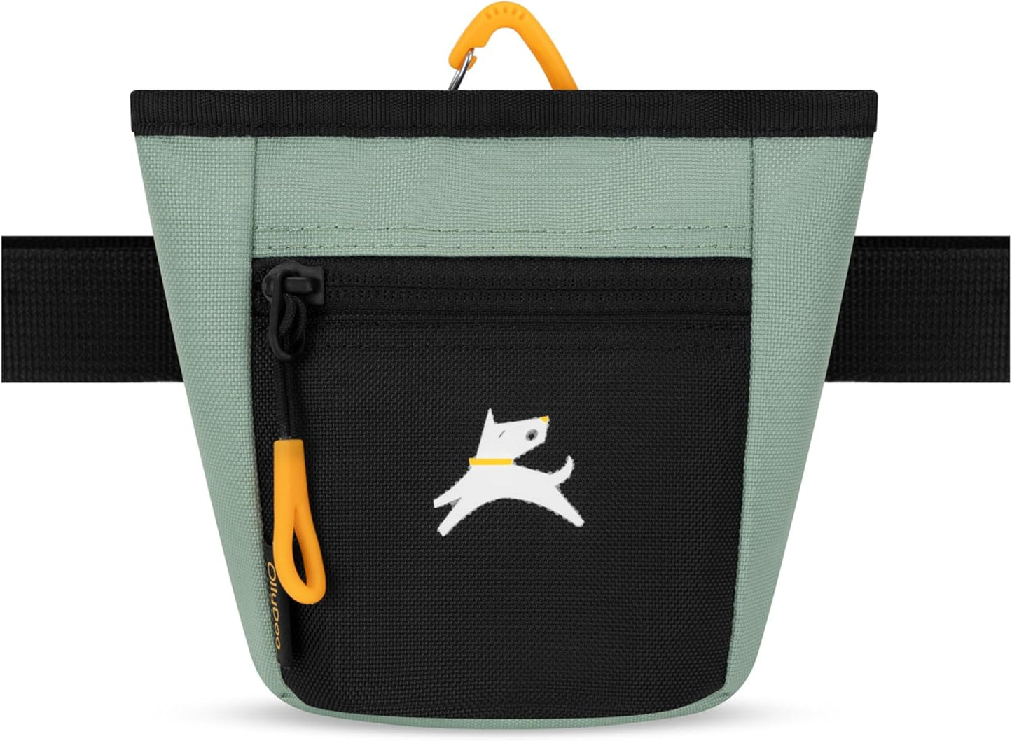 OllyDog Goodie Treat Bag, Dog Treat Pouch, Waist Belt Clip for Hands-Free Training, Magnetic Closure, Dog Training and Behavior Aids, Three Ways to Wear (Wet Weather)