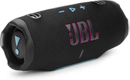 JBL Charge 5 Portable Bluetooth Speaker with Deep Bass, IP67 Waterproof and Dustproof, Up To 20 Hours of Playtime, Built-in Powerbank - Black