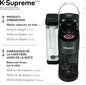 Keurig K-Supreme Single Serve K-Cup Pod Coffee Maker, With MultiStream Technology, Black