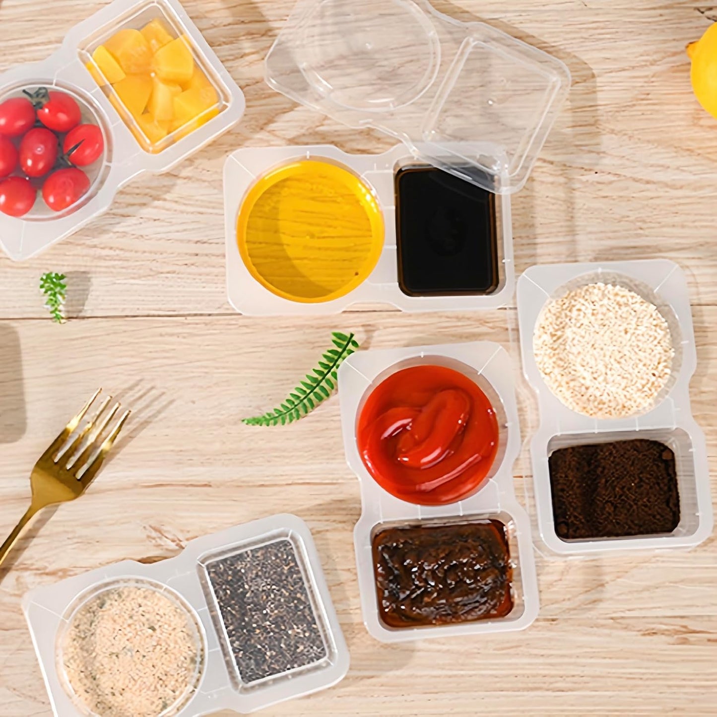 Pure Future 50-Piece Large Airtight Food Storage Containers with Lids, BPA-Free Stackable & Microwave Safe Kitchen Set for Meal Prep, Freezer Use - 25 Containers & Lids, Leakproof Design