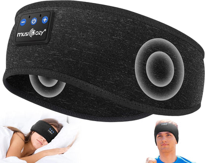 Bluetooth Sleep Headband Headphones | Wireless Sleep Mask Headphones | Music Headband for Side Sleepers | Sports Headband Earphones | Hands Free Audio Headband - PuriLite