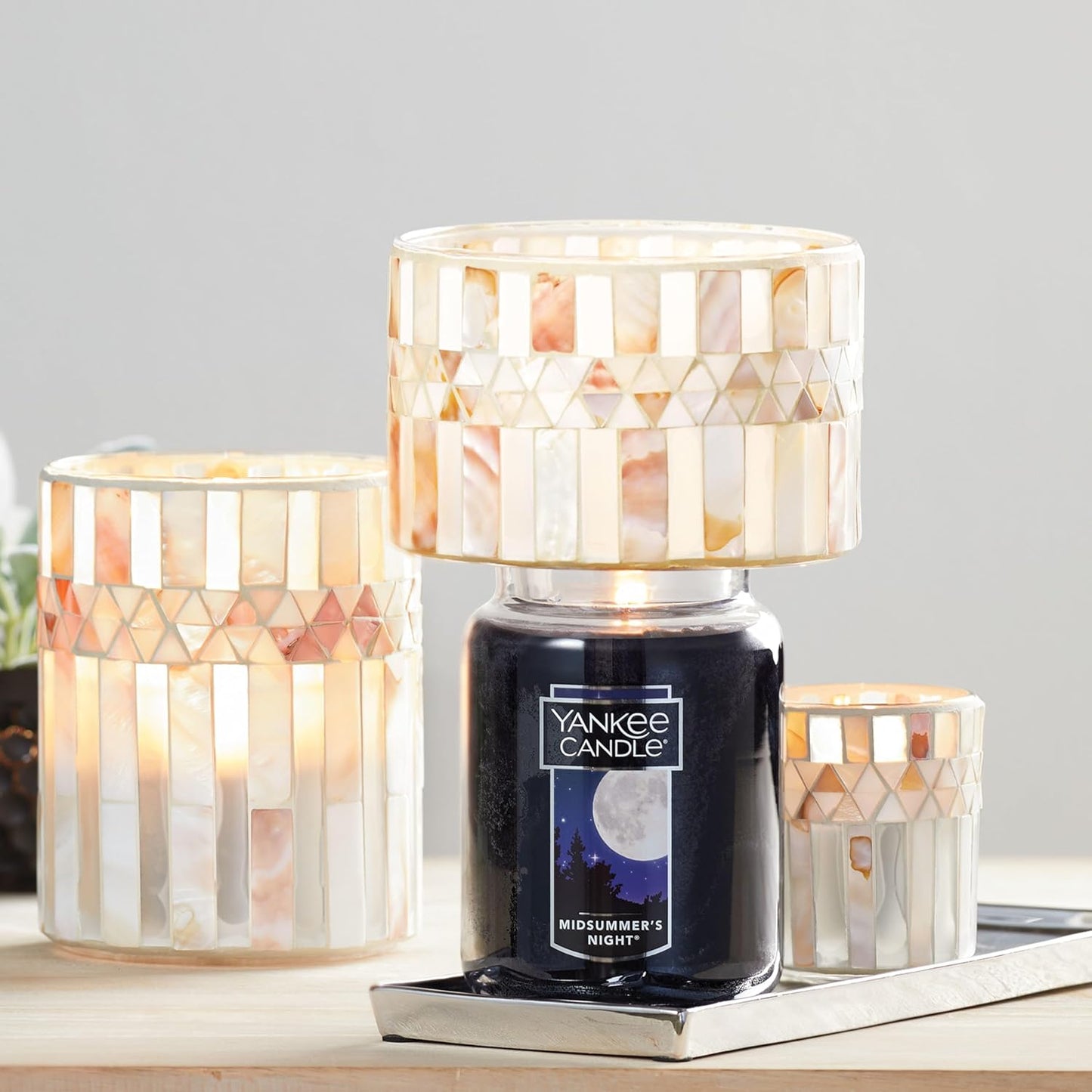 Yankee Candle Scented Candle, Sage & Citrus, Original Large Jar Candle, 110-150 Hours of Burn Time, 22 oz.