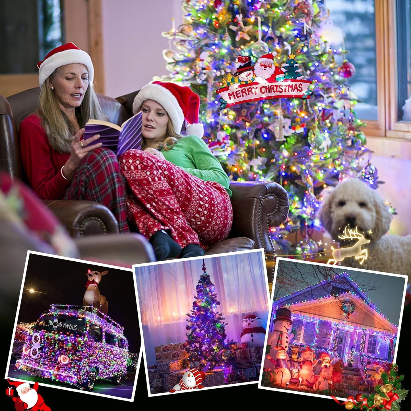 JMEXSUSS 66ft 200 LED Halloween Lights Outdoor, Orange String Lights Clear Wire, 8 Modes Orange Halloween Christmas String Lights Plug in for Tree Indoor Patio Garden Thanksgiving Decorations