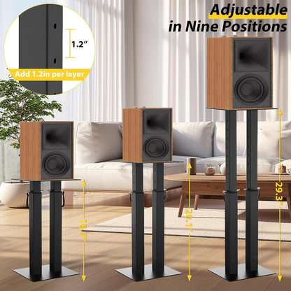 Purilite Select Adjustable Speaker Stands (Pair)