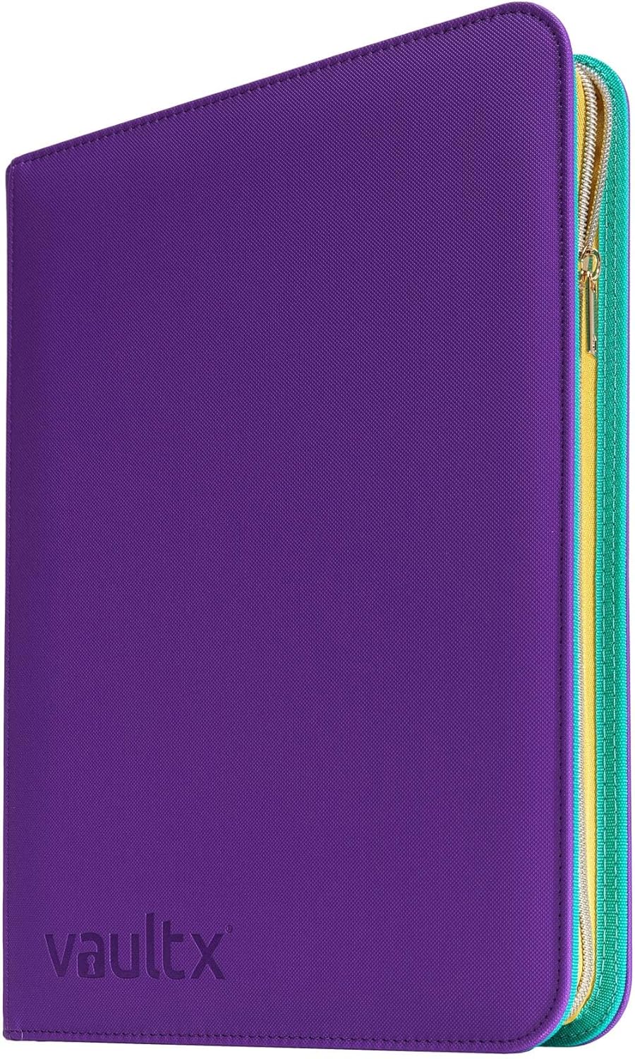 Vault X 12 Pocket Trading Card Zip Binder, 480 Cards, Compatible with Pokemon Scarlet & Violet Set, Exo-Tec Album Material, 20 Side-Loading Pages, Folder for Collectible TCG (SV1)