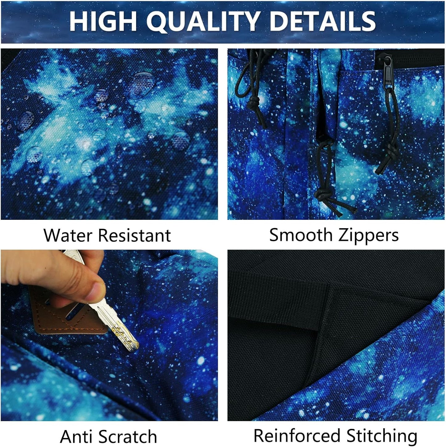 School Backpack for Kids,Lightweight Water Resistant Work Travel Backpack for Women Men Teens VONXURY