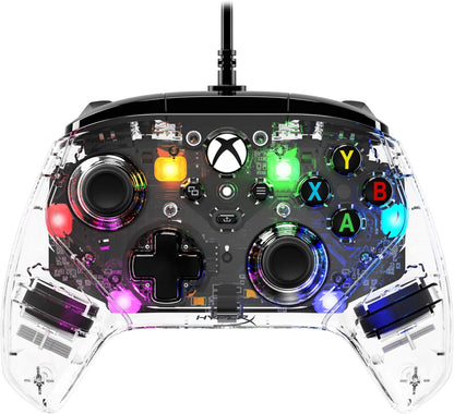 HyperX Clutch Gladiate – Wired Controller for Xbox One, Xbox Series X|S, PC, Officially Licensed by Xbox, Dual Trigger Locks, Programmable Buttons, Dual Rumble Motors