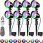 MEIKEE 15W RGBW LED Landscape Lights, Dimmable Landscape Lighting