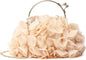 MUDUO Floral Clutch Purses for Women Satin Clutch Evening Bag Party Prom Handbags Bride Purse